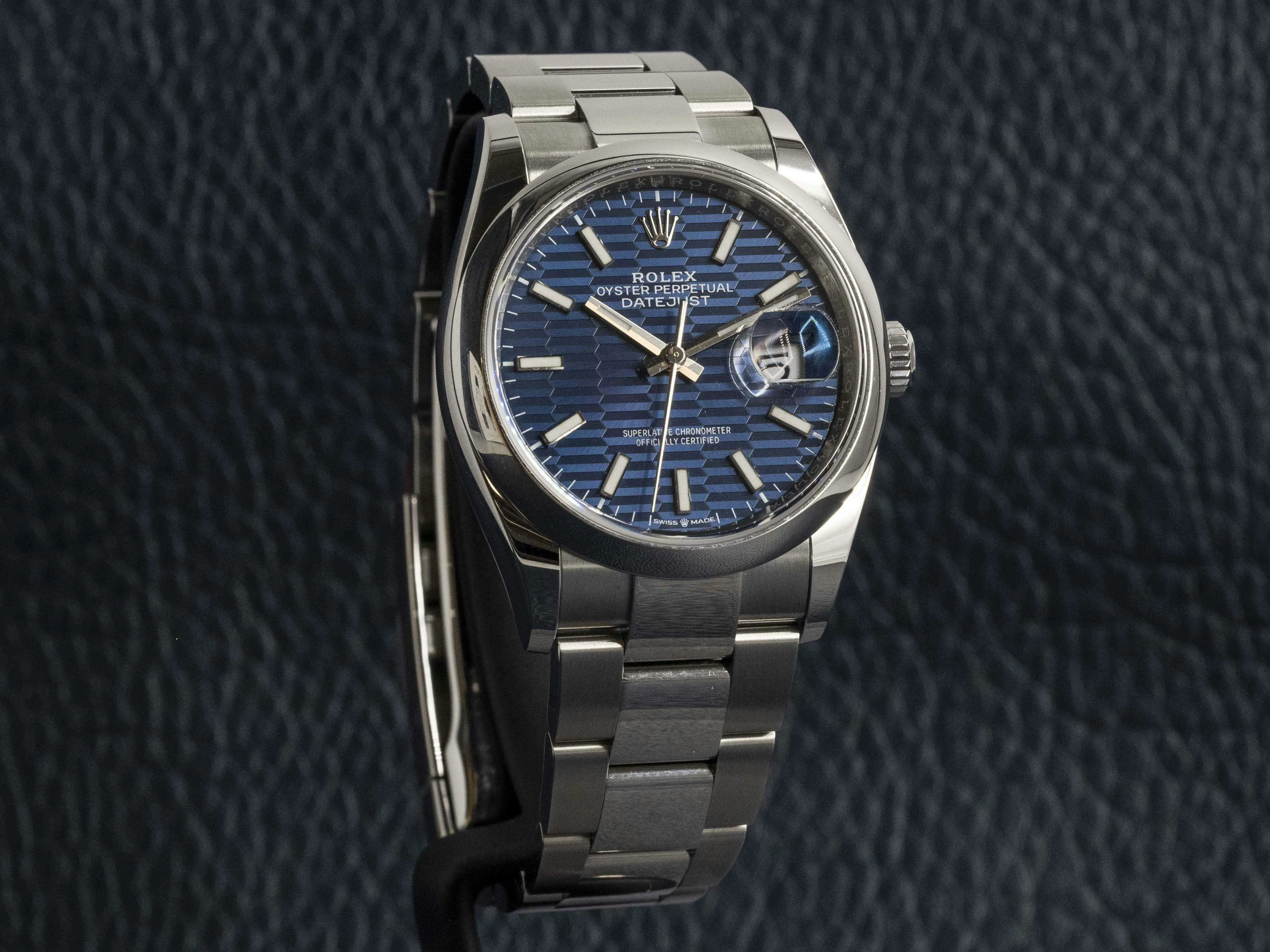 Rolex Datejust 126200 36mm Stainless steel Blue