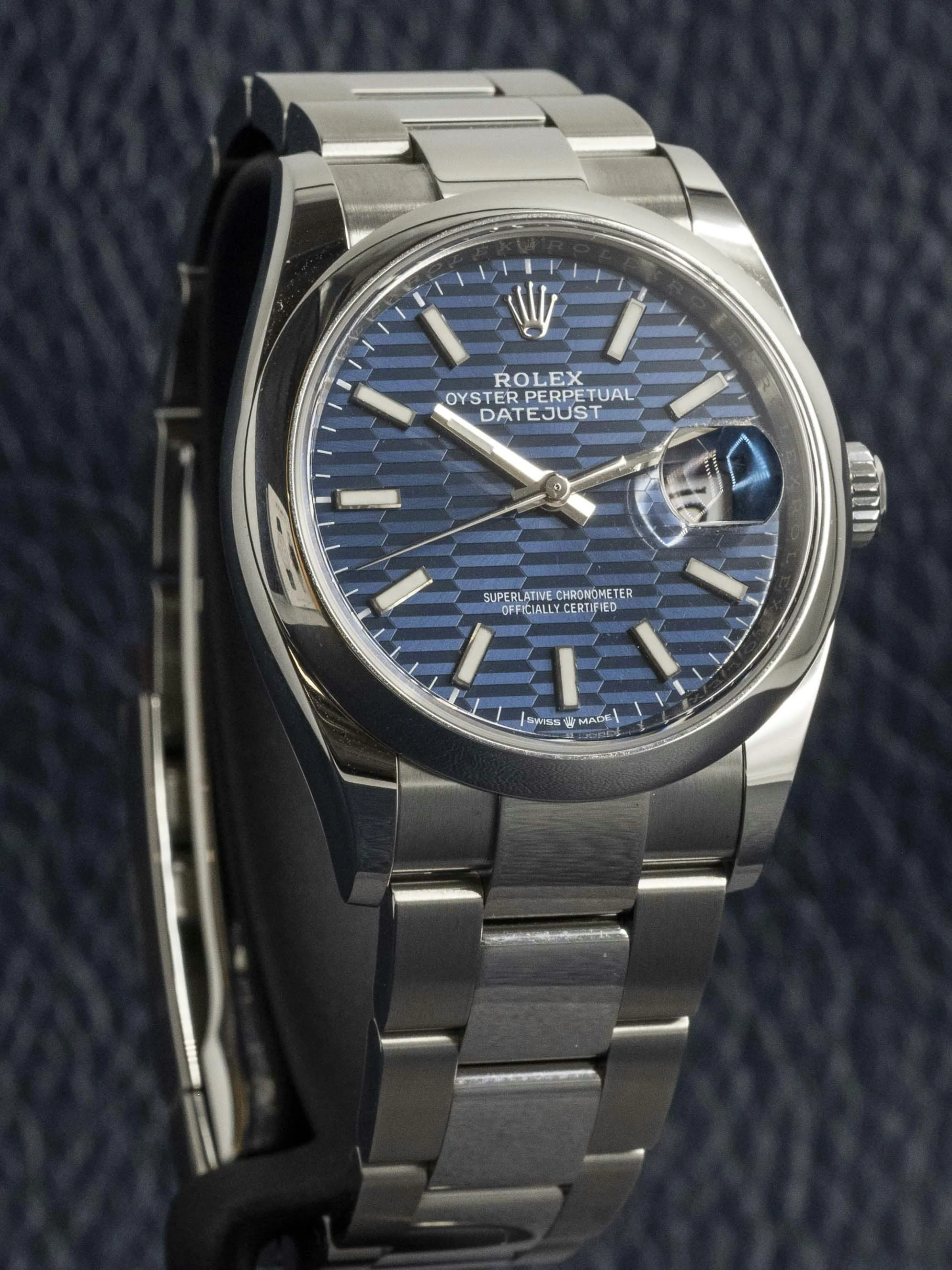 Rolex Datejust 126200 36mm Stainless steel Blue 2