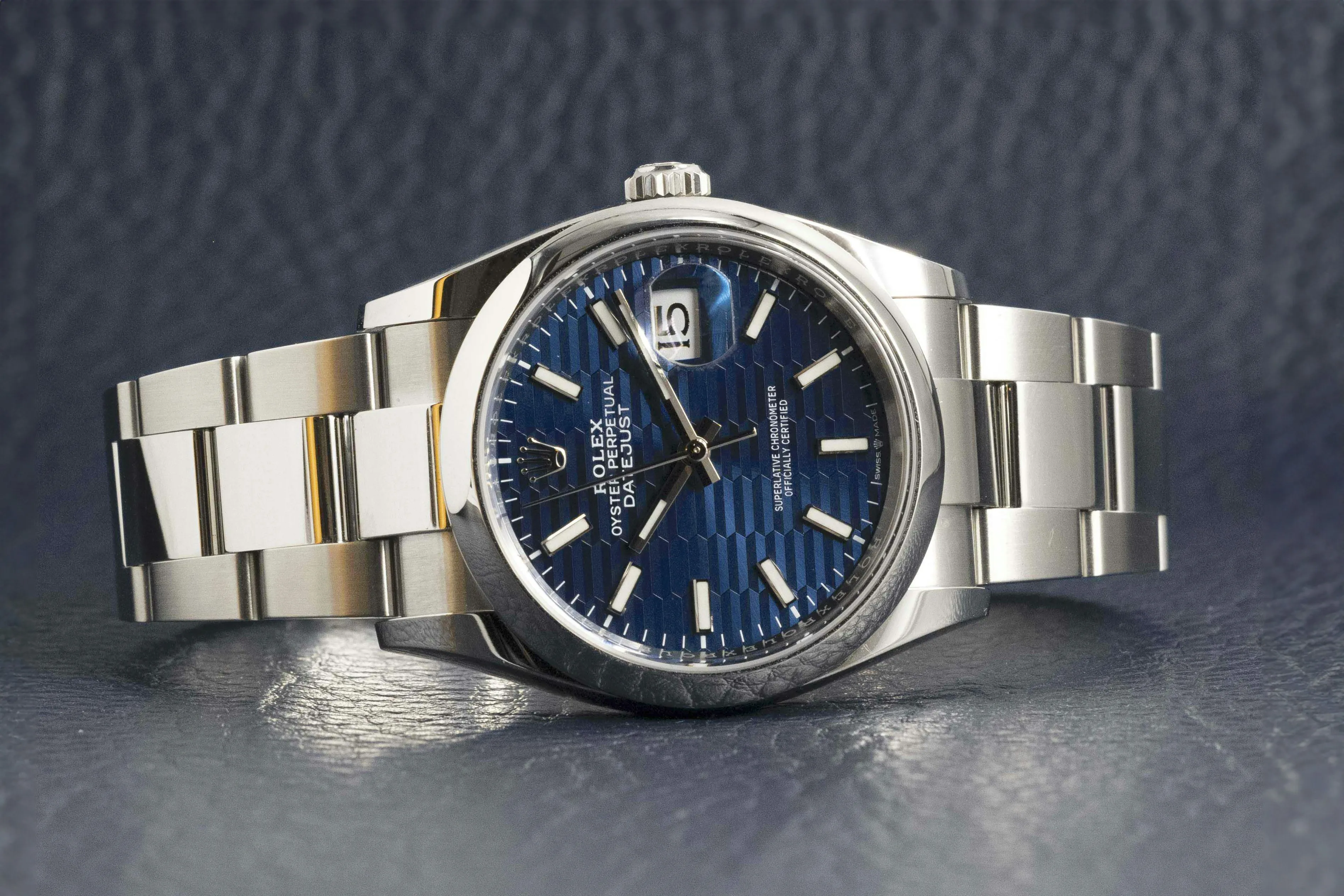 Rolex Datejust 126200 36mm Stainless steel Blue 18