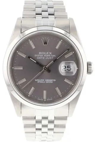 Rolex Datejust 36 16200 36mm Stainless steel Gray