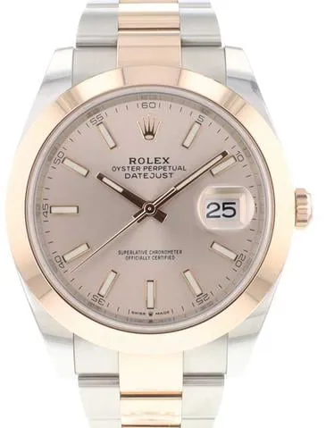 Rolex Datejust 41 126301 41mm Yellow gold and Stainless steel Rose