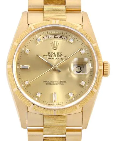 Rolex Day-Date 18248A 36mm Yellow gold Champagne