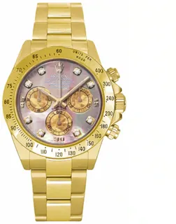 Rolex Daytona 116528-0039 Yellow gold Black