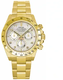 Rolex Daytona 116528 Yellow gold White