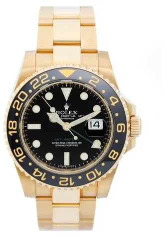 Rolex GMT-Master II 116718 40mm Yellow gold Black