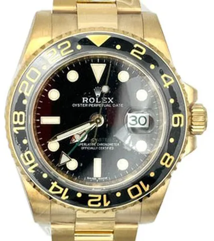 Rolex GMT-Master II 116718 40mm Yellow gold Black 1