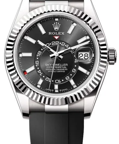 Rolex Sky-Dweller 336239-0002 42mm 18k white gold Black