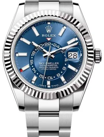 Rolex Sky-Dweller 336934-0005 42mm White gold and Oystersteel Blue