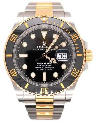 Rolex Submariner 126613LN 40mm Yellow gold and Stainless steel Black