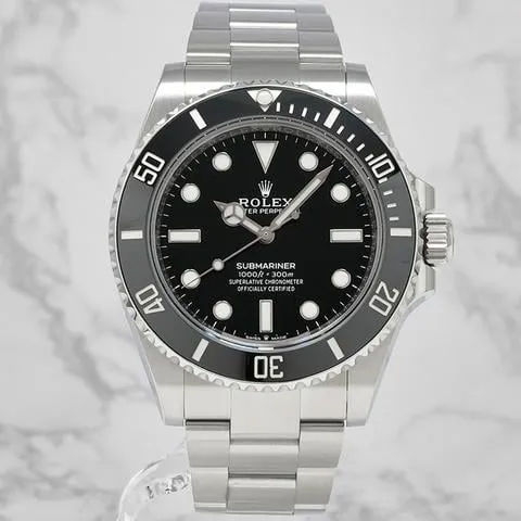 Rolex Submariner 41 124060 41mm Stainless steel Black 2