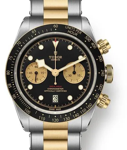 Tudor Black Bay Chrono S&G M79363N-0001 41mm Yellow gold and Stainless steel Black