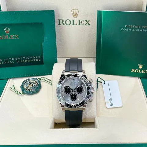 Rolex Daytona 126519LN-0006 40mm 18k white gold Silver 1