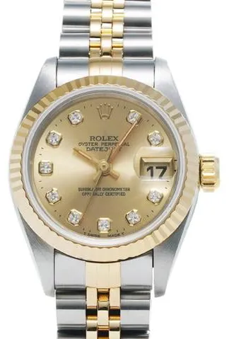 Rolex Datejust 69173G 26mm Yellow gold and Stainless steel Champagne