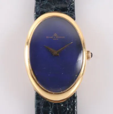 Baume & Mercier 37055 24mm Yellow gold Lapis lazuli