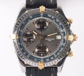 Breitling Chronomat B13050 Yellow gold and Stainless steel Black