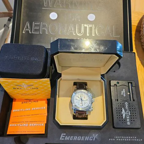 Breitling Emergency A73321 45mm Steel White