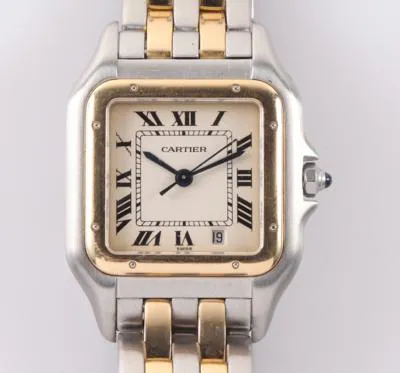 Cartier Panthère 110000R 27mm Yellow gold and stainless steel Cream