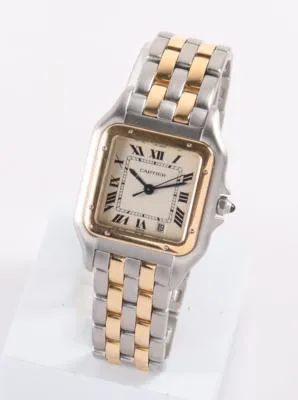 Cartier Panthère 110000R 27mm Yellow gold and stainless steel Cream 3