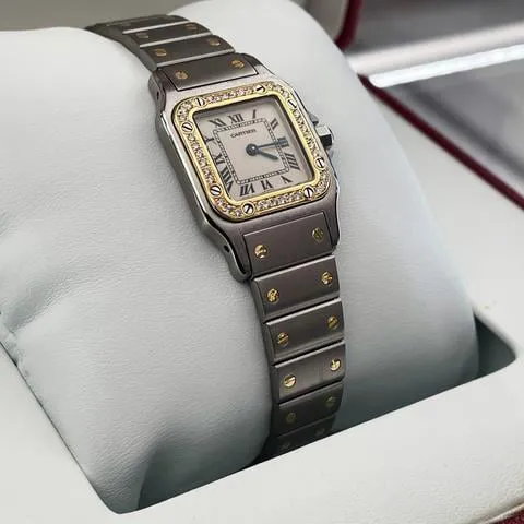 Cartier Santos W20012C4 24mm Yellow gold and Stainless steel Silver 3