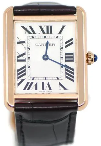 Cartier Tank W5200025 35mm Yellow gold and Stainless steel Silver