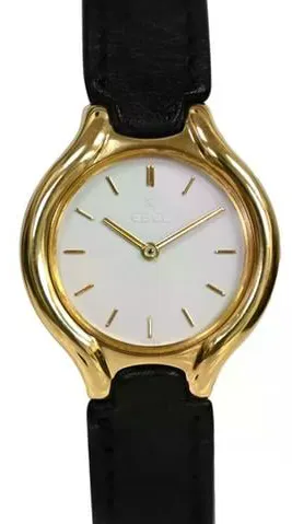 Ebel Beluga 24mm Yellow gold White