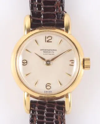 IWC 21mm Yellow gold Cream