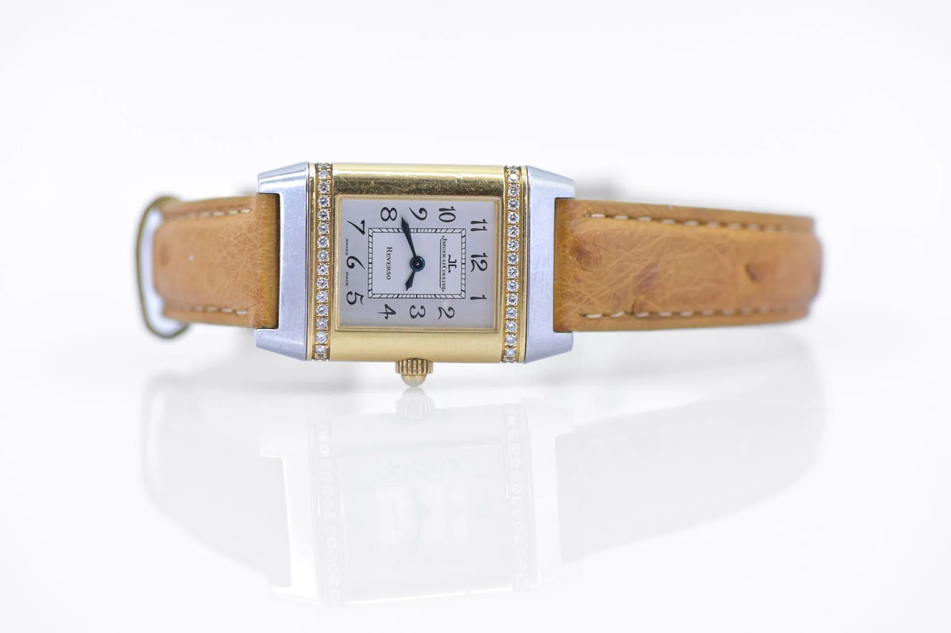 Jaeger-LeCoultre Reverso nullmm Yellow gold, stainless steel and diamond-set 1