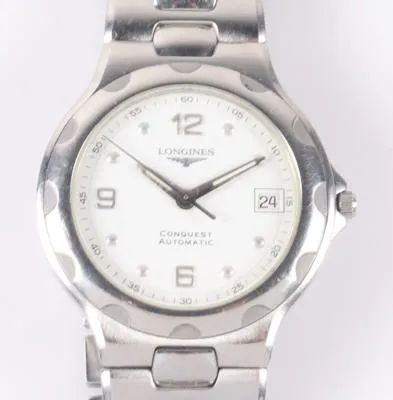 Longines Conquest L1.634.4 37mm Stainless steel White
