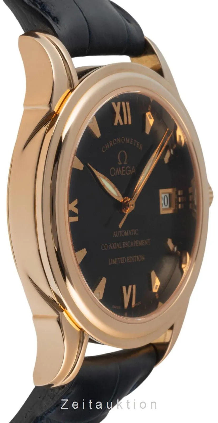 Omega De Ville Co-Axial 5931.81.00 37.5mm Yellow gold Blue 6