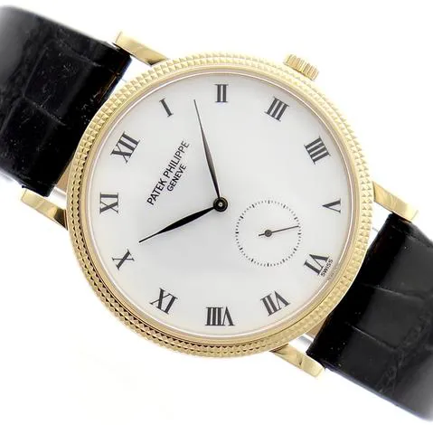 Patek Philippe Calatrava 3919J-001 33mm Yellow gold White