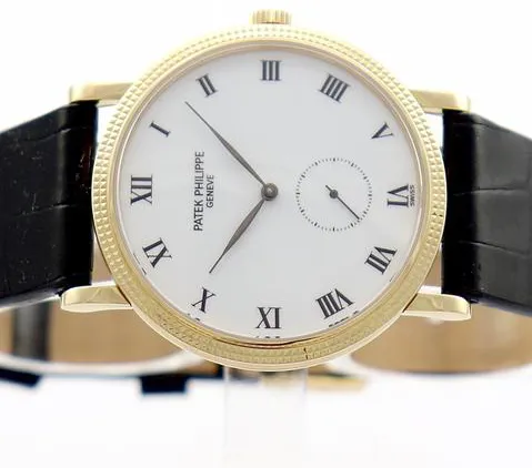 Patek Philippe Calatrava 3919J-001 33mm Yellow gold White 1