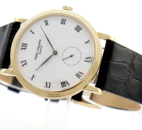 Patek Philippe Calatrava 3919J-001 33mm Yellow gold White 2