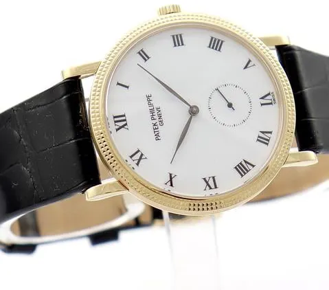 Patek Philippe Calatrava 3919J-001 33mm Yellow gold White 3