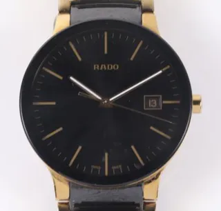 Rado Centrix 115.0929.3 Stainless steel and Gold-plated Black