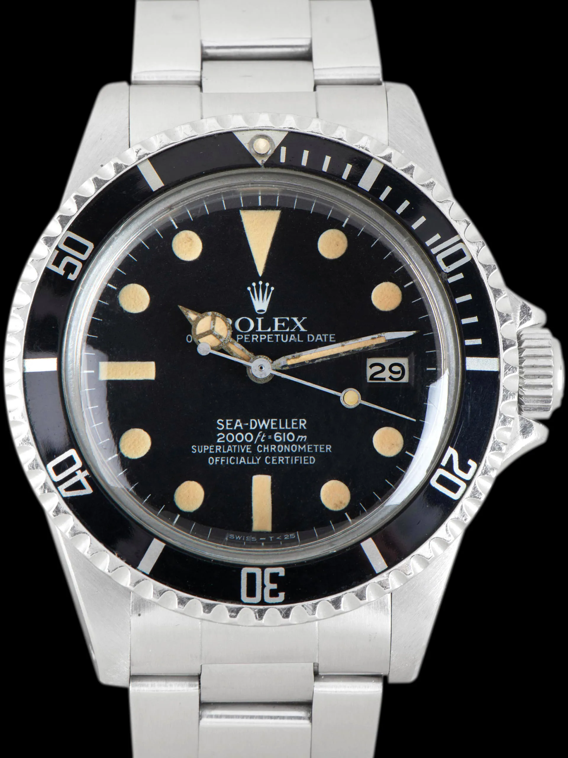 Rolex Sea-Dweller 1665 40mm Stainless steel Black