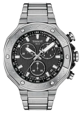 Tissot T-Sport T141.417.11.051.01 45mm Stainless steel Black