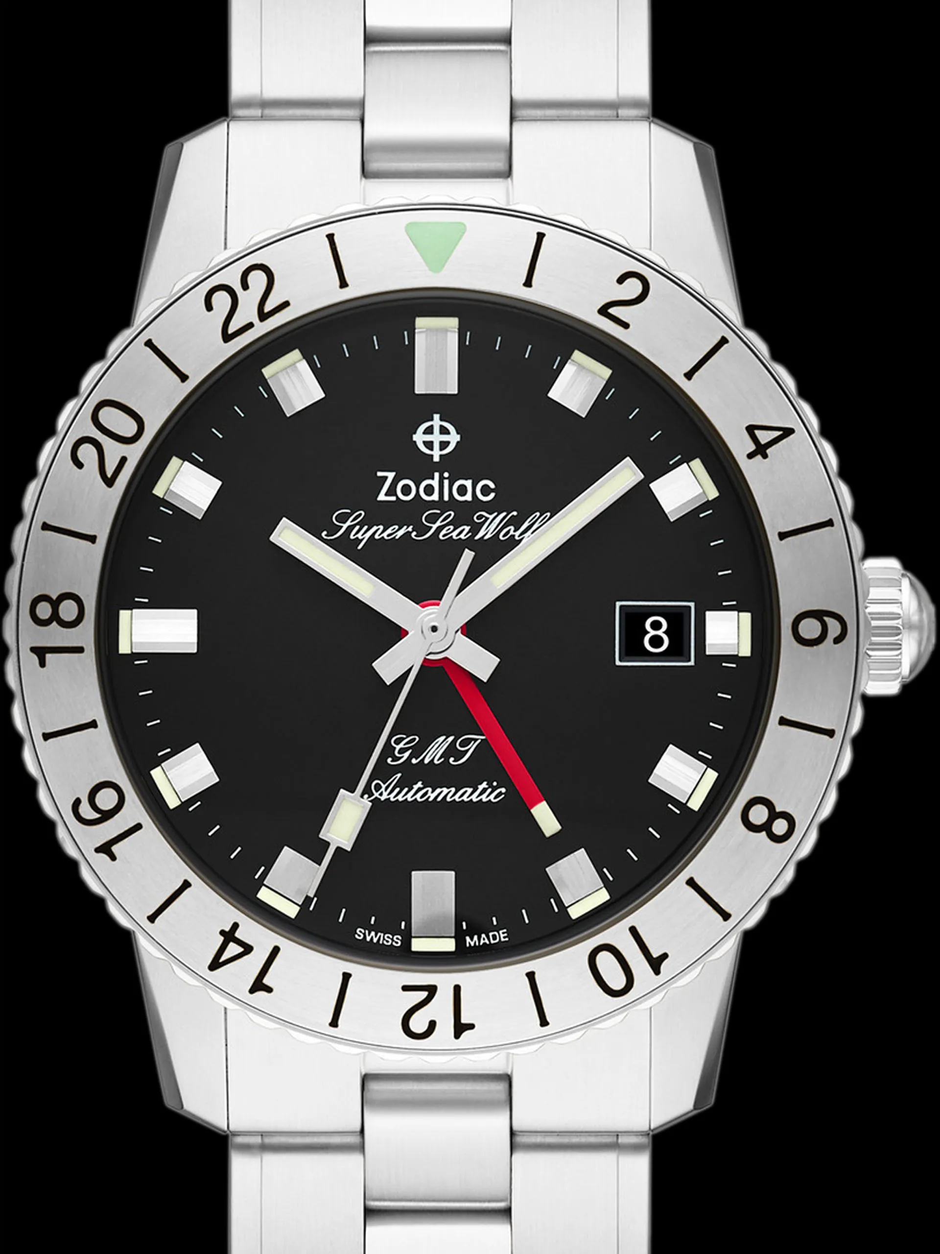 Zodiac Sea Wolf ZO9405 40mm Stainless steel Black