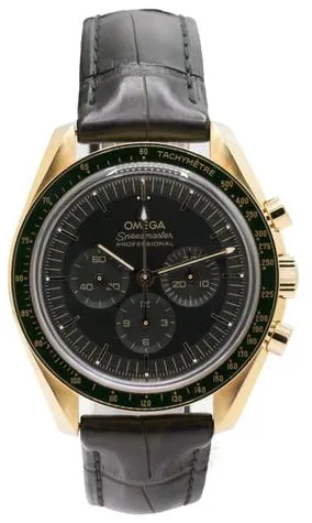 Omega Speedmaster Moonwatch 310.63.42.50.10.001 42mm Yellow gold Green