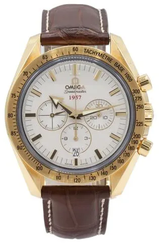 Omega Speedmaster 321.53.42.50.02.001 42mm Yellow gold Silver