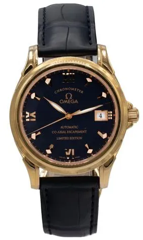 Omega De Ville Co-Axial 5931.81.00 39mm Rose gold Blue