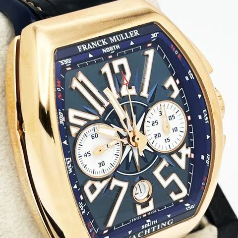 Franck Muller Vanguard V45CCDT 44mm Rose gold Blue