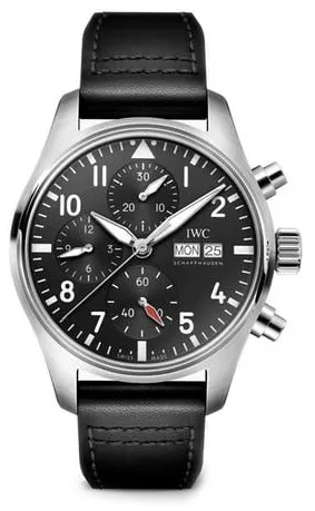 IWC Pilot IW388111 41mm Stainless steel Black