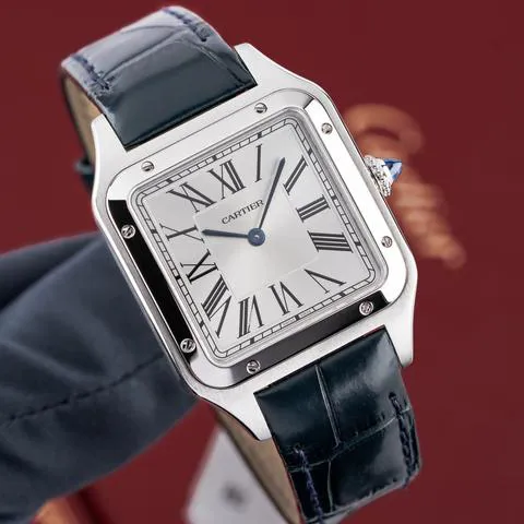 Cartier Santos Dumont WSSA0022 43.5mm Stainless steel Silver