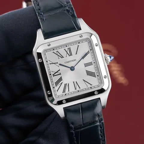 Cartier Santos Dumont WSSA0022 43.5mm Stainless steel Silver 1