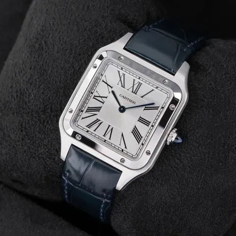 Cartier Santos Dumont WSSA0022 43.5mm Stainless steel Silver 4