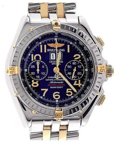 Breitling Crosswind Special B44356 44mm Yellow gold and Stainless steel Black 1