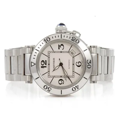 Cartier Pasha Seatimer W31080M7 40mm Stainless steel Silver 3