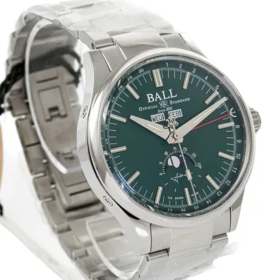 Ball Engineer II Moon Calendar NM3016C-S1J-GR 40mm Stainless steel Green 1