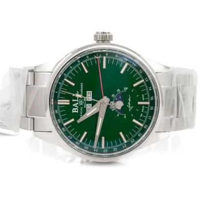 Ball Engineer II Moon Calendar NM3016C-S1J-GR 40mm Stainless steel Green 2