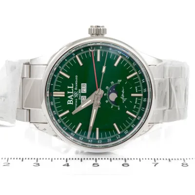 Ball Engineer II Moon Calendar NM3016C-S1J-GR 40mm Stainless steel Green 4